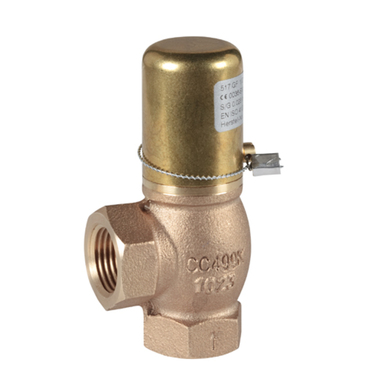 Spring-loaded safety valve Type 517 bronze low-lifting internal thread